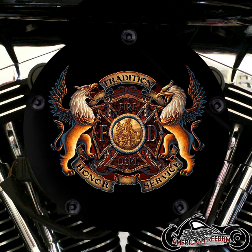 Harley Davidson High Flow Air Cleaner Cover - Gryphons